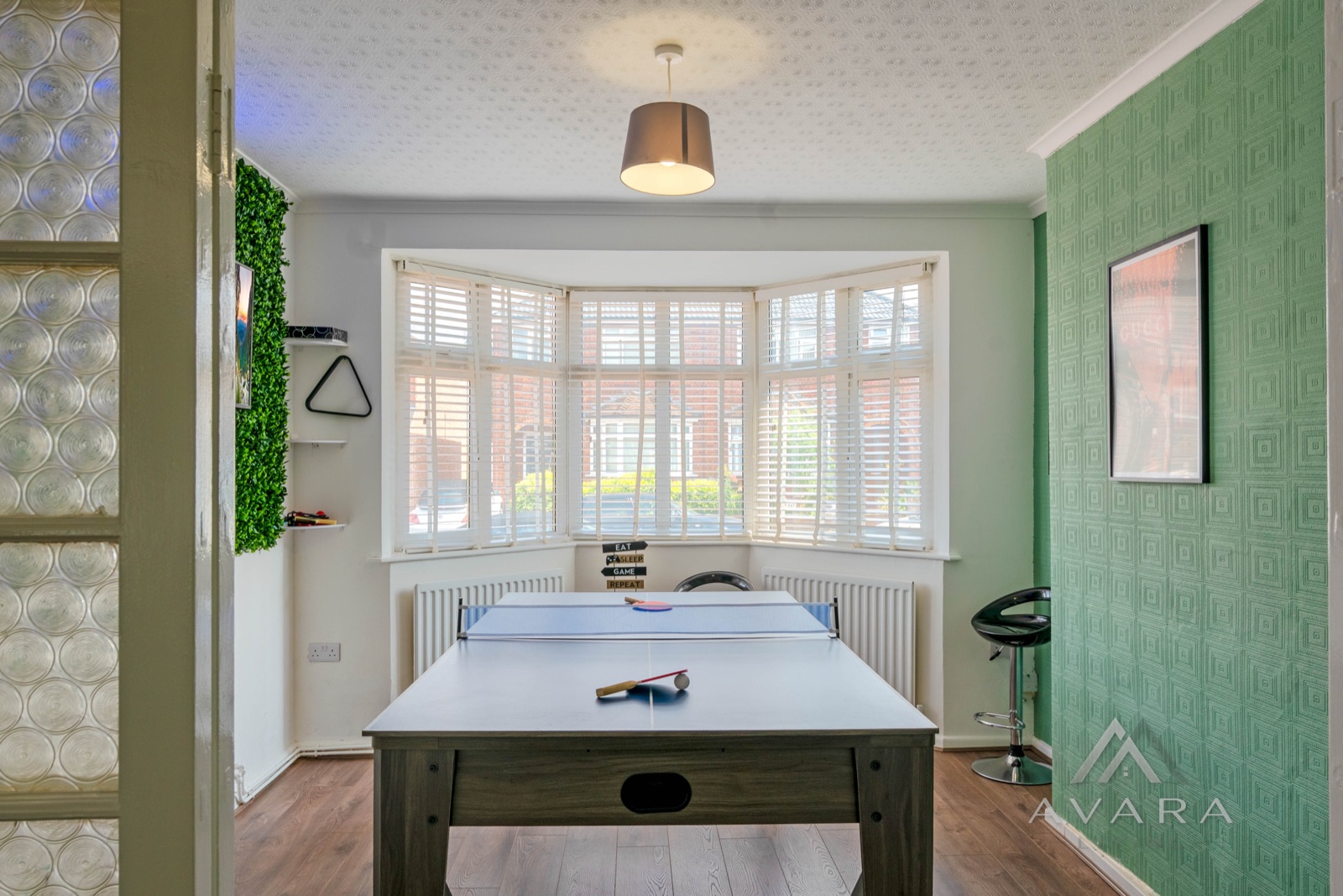 Games room with air hockey and entertainment at Avara Living Leicester
