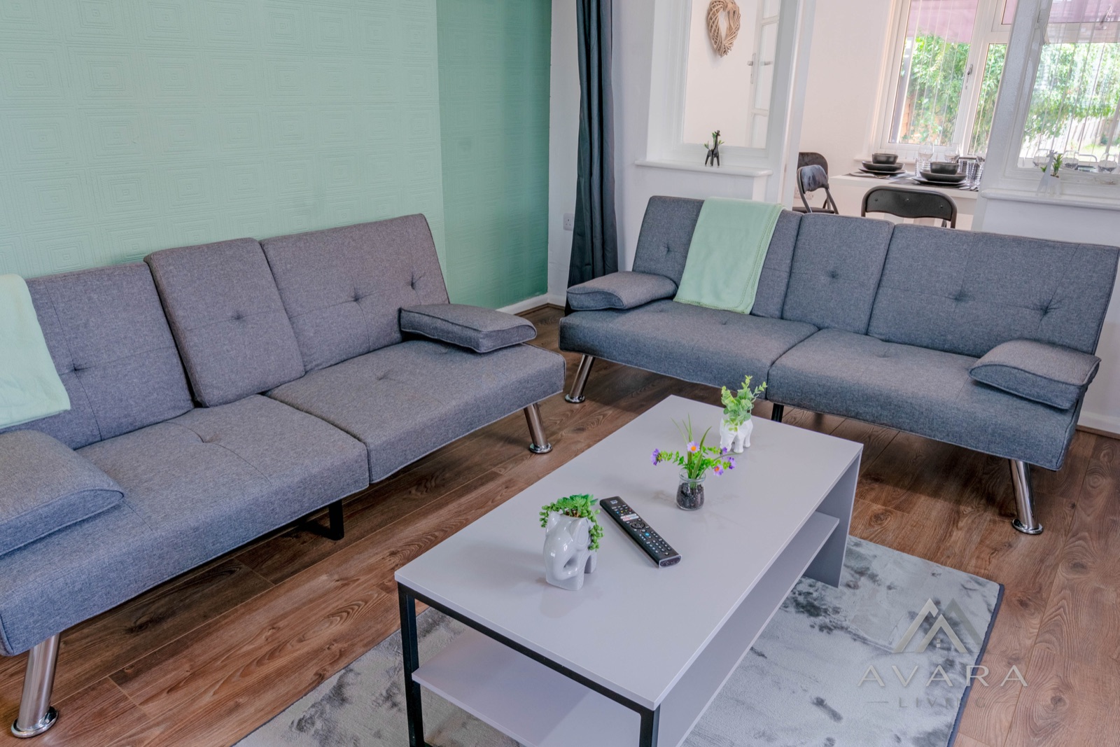 Comfortable lounge area at Avara Living Leicester